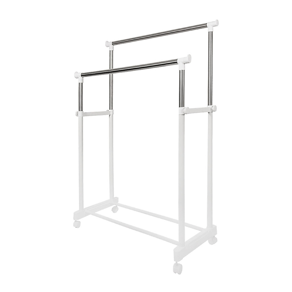 ราวแขวนตั้งพื้นทรงกางปีก 1.44 ม. สเตนเลส KASSA HOME รุ่น YLT-0503A ขนาด 144 x 60.5 x (95-110) ซม.
