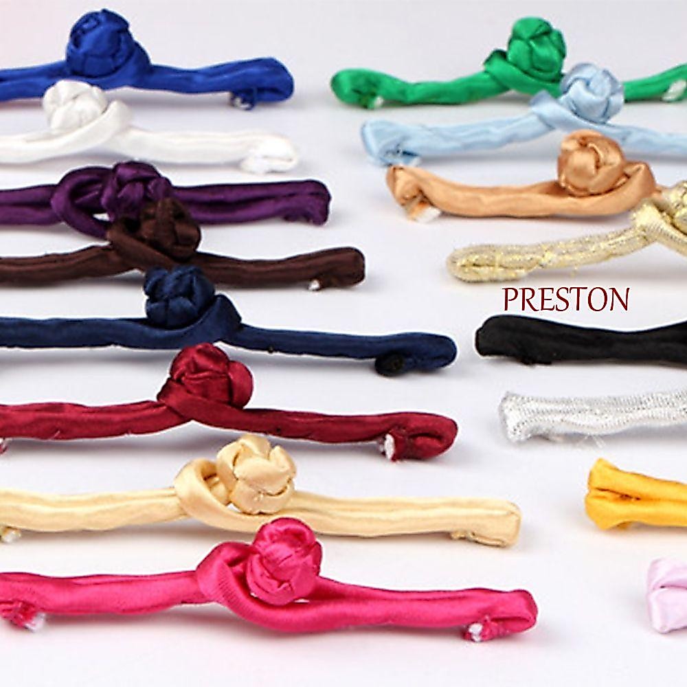 Preston กระดุมริบบิ้น รูปกบจีน แฮนด์เมด DIY อุปกรณ์เสริม สําหรับตกแต่งกระเป๋าถือ ชุดกี่เพ้า 10 ชิ้น