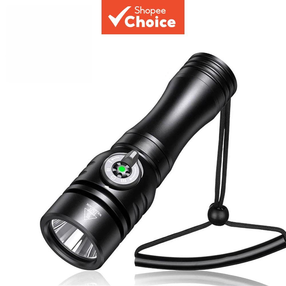 DL02 3000 Lumen 21700 ไฟดําน้ําแบตเตอรี่