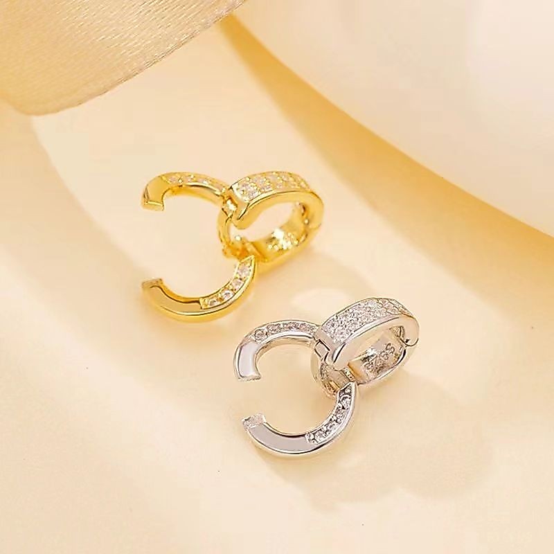 สร้อยคอหัวเข็มขัดเชื่อมต่อ อุปกรณ์เสริม หัวเข็มขัดจี้ สามารถจับคู่กับปุ่มตัด DIY เครื่องประดับ ปุ่มหัวเข็มขัดหยก ชุบเงินสเตอร์ลิง 925 แหวนคู่มิลเลียนไข่มุกหยก