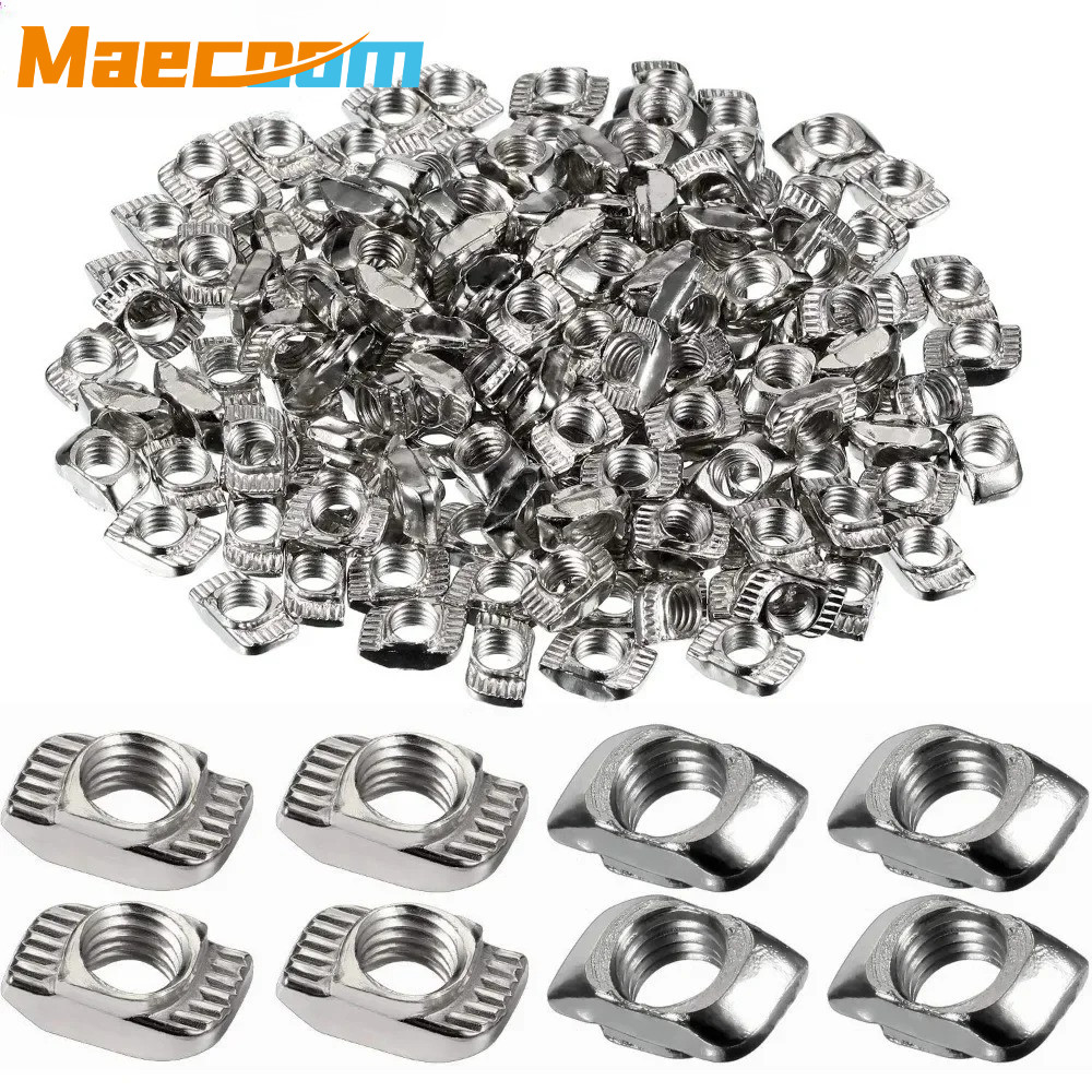 30pcs M3/M4/M5 สําหรับ 2020 Series Slot T-nut เลื่อน T Nut Hammer ใน Nut Fasten Connector อลูมิเนียม