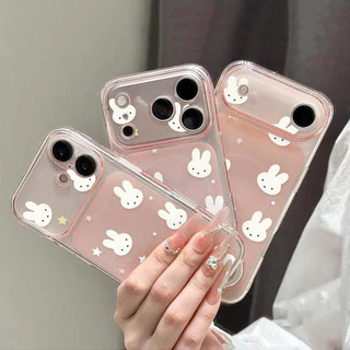 เคสมือถือดีไซน์มินิมอล ลายการ์ตูนสุดฮิต กันรอย กันตก สำหรับ iPhone 17 16 15 14 13 12 11 Series