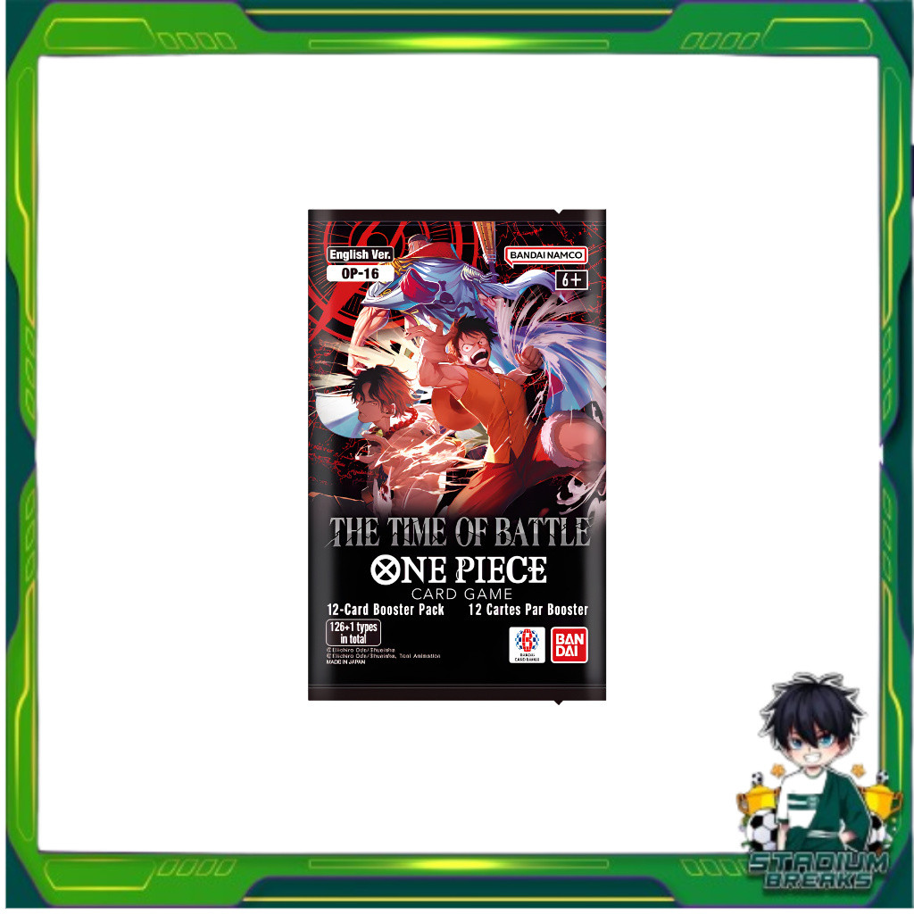 [ 1 ซอง ] O์NE PIECE CARD GAME : [ OP16 ] THE TIME OF BATTLE  BOOSTER PACK (p3)