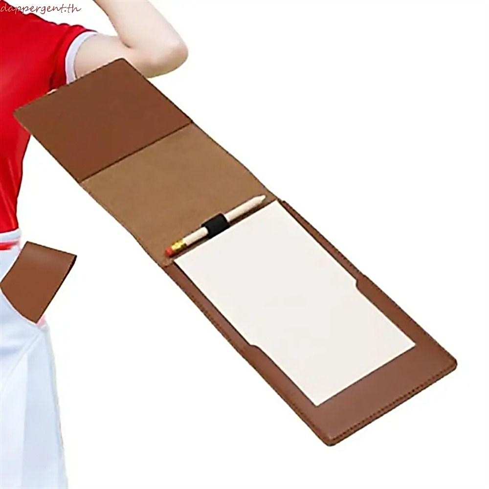 DAPPERGENT Golf Score Book,น้ําหนักเบาPUหนังกอล์ฟScoreCard Holder,ทนทานYardage Book 3 สีขนาดกะทัดรัดScore Notebook Golfกีฬากลางแจ้ง