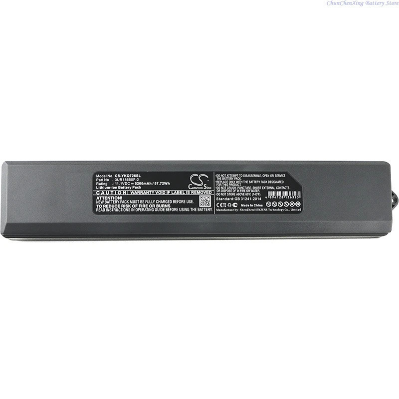 Cameron Sino 11.1V 5200mAh แบตเตอรี่ 3UR18650F-2 สําหรับ Yokogawa AQ7260, AQ7261, AQ7264, AQ7265, AQ