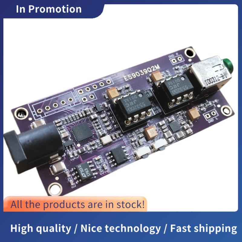 ES9039Q2M บอร์ดถอดรหัส I2S อินพุตโมดูล USB แบบอะซิงโครนัส ES9039 สามารถจับคู่ด้วยอินเทอร์เฟซอิตาลี 5