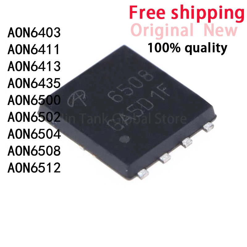 5PCS AON6458 AON6482 AON6484 AON6500 AON6502 AON6504 AON6508 AON6510 AON6512 AON6514 QFN-8 ชิปเซ็ต I