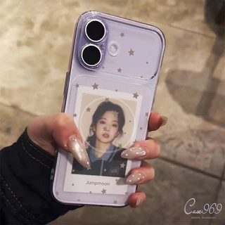 เคสไอโฟน 17 ใช้ได้กับ iPhone 13 15 11 17 12 16 14 Pro Max 14 15 16 plus 12 17 16 pro Air ดีไซน์ลายดาวสีน้ำตาลอ่อนละมุน