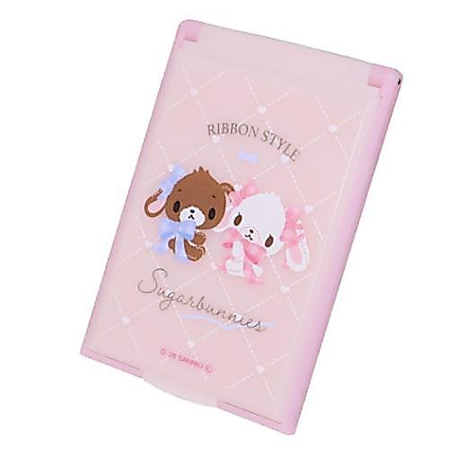 สต็อกพร้อม | Sanrio Sugarbunnies กระจกการ์ดขนาดกะทัดรัด กระจกพกพา