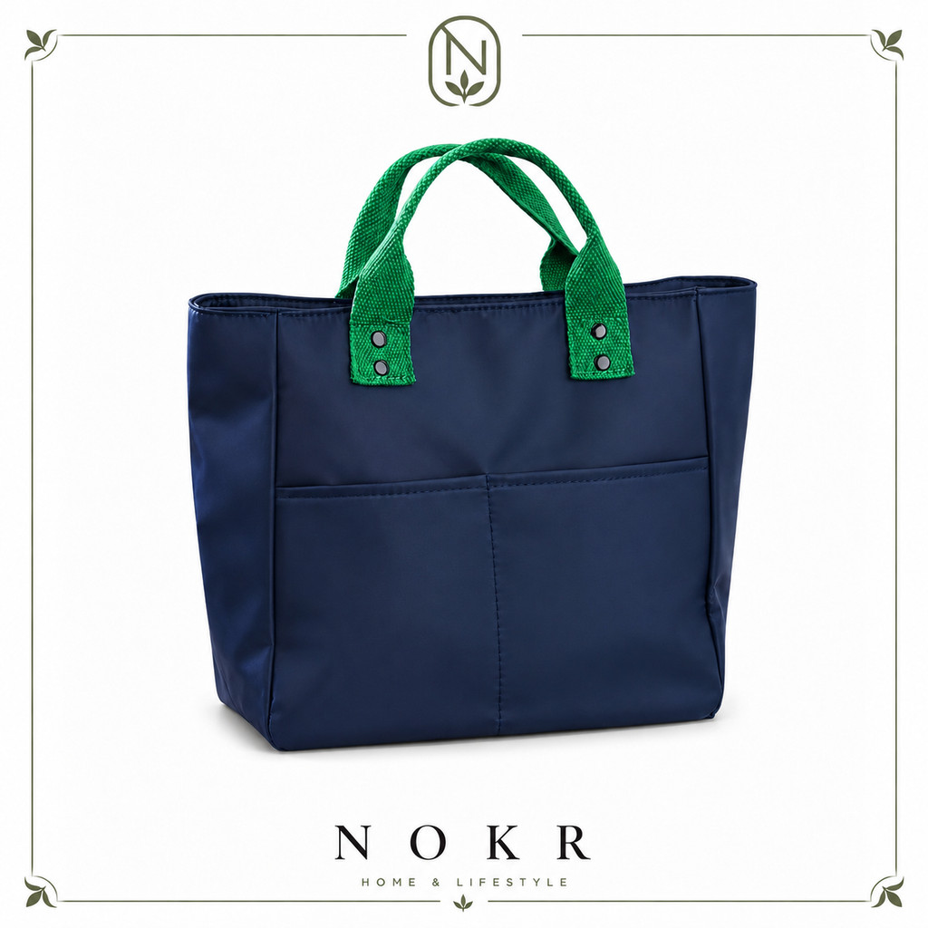 NOKR  กระเป๋าใส่อาหารกลางวัน เก็บอุณหภูมิได้ดี ดีไซน์หนาพิเศษกันน้ำ สำหรับคนทำงาน นักเรียน นักศึกษา