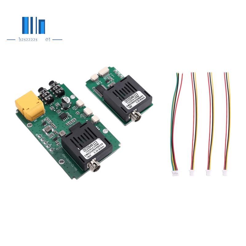 80KM TTL Optical Transceiver Module TX/RX Kit อุปกรณ์เทอร์มินัลแสงพอร์ตไฟเบอร์ FC Drone-เฉพาะ