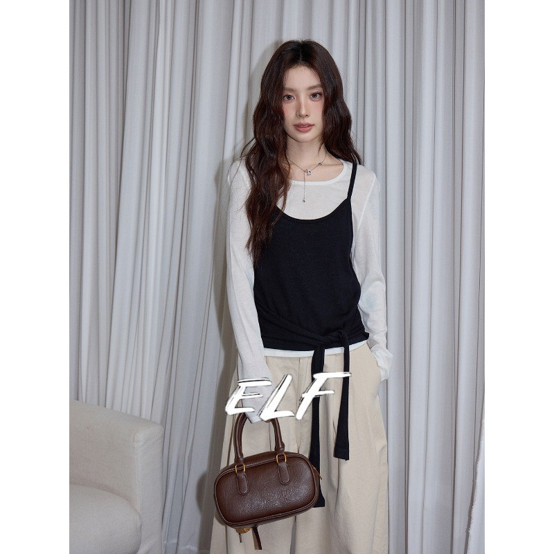 เสื้อยืดแขนยาวและชุดป้องกันการตก