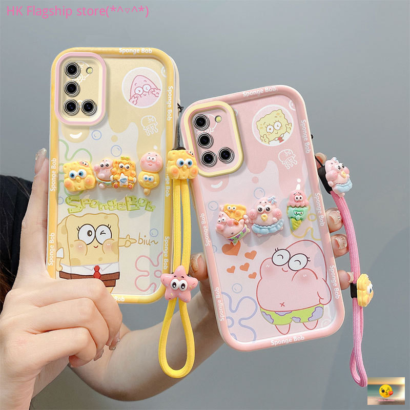 เคส Samsung A31 A315F น่ารักการ์ตูน TPU เคสโทรศัพท์ซิลิโคนอ่อนนุ่ม X1