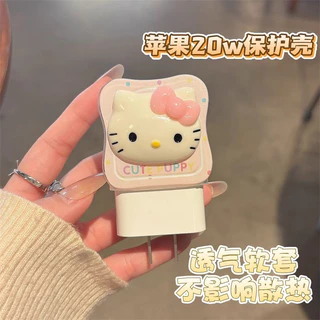 Hair Tie Apple 20w Charger ฝาครอบป้องกันการ์ตูนน่ารักสายเคเบิลข้อมูล Anti Break