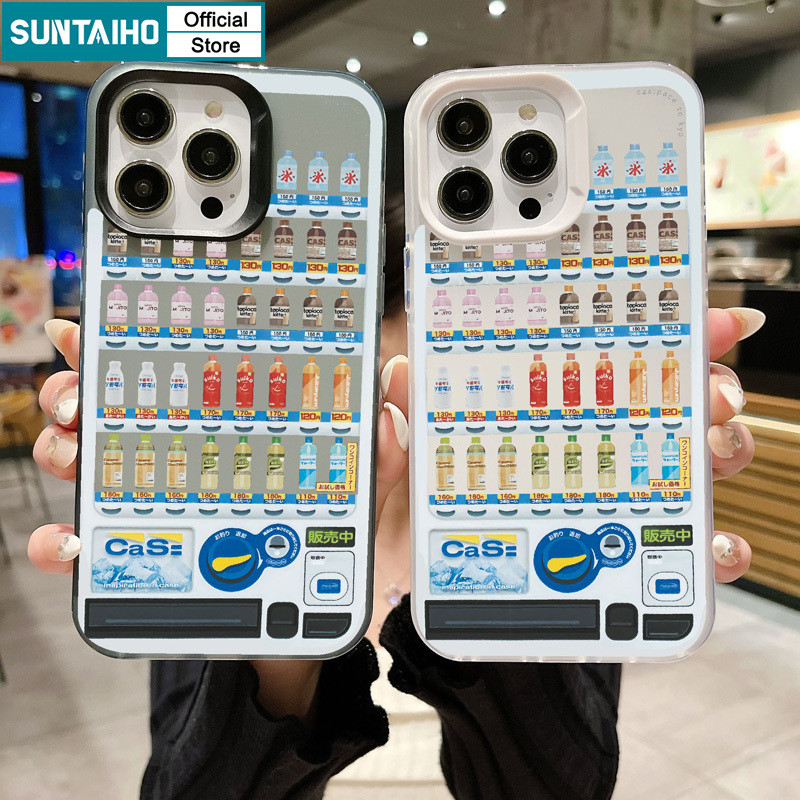 Suntaiho เคสโทรศัพท์ตลกเครื่องเครื่องดื่ม Clear Matte Soft Premium ปลอกกันกระแทกสําหรับ iPhone 11 12 13 14 15 16 Pro Max IP 7 8 Plus Iphon X XS XR Xs max