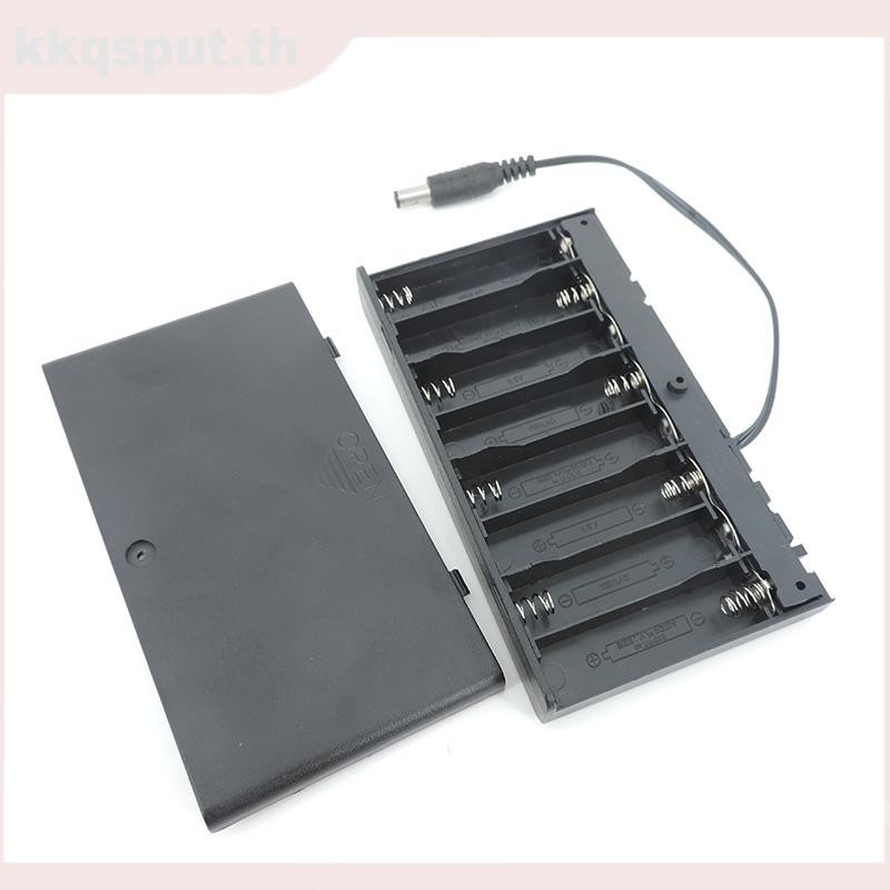 12V AA Battery Holder Case Box with On/Off Switch 8x1.5V AA Battery Holder q1 THK2