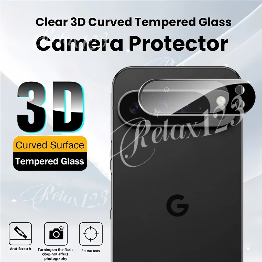 1/2/3PCSกล้องเลนส์ProtectorสําหรับGoogle Pixel 10 Pro XL 5G 2025 3Dด้านหลังเลนส์ฟิล์มกระจกนิรภัยสําห