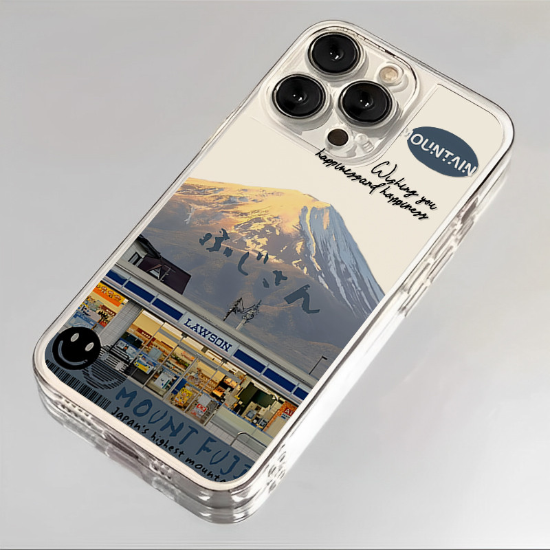 เหมาะสําหรับ Huawei pura80 เคสโทรศัพท์ mate70pro Snow View Mount Fuji nova14 สไตล์ใหม่ 13 Glory 400 