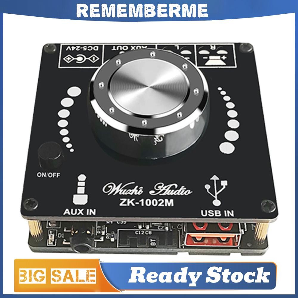🚚จัดส่งในกรุงเทพฯ🚚ZK-1002M 2x100W บอร์ดแอมป์ขยายเสียงดิจิตอลไฮไฟที่รองรับบลูทูธ