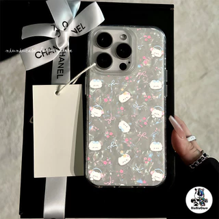 สำหรับ เคสไอโฟน11 เคส แมวน่ารัก ลายเปลือกหอย For IPhone 13 16 14 12 11 15 Pro Max XR XS X Max 7 8 16 Plus SEเคสไอโฟนสวยๆ