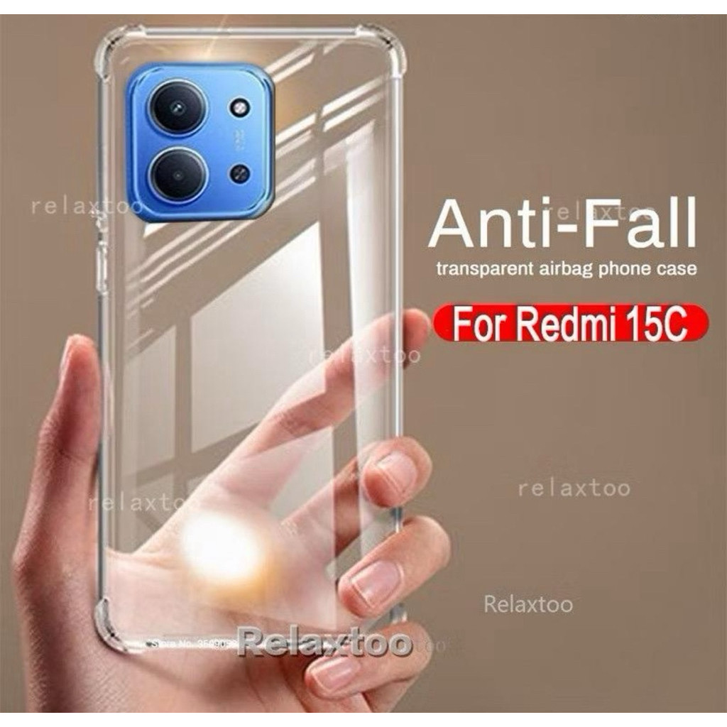 เคสใส สำหรับ Redmi 15C 14C 13C แบบนิ่ม กันกระแทก กันรอยกล้อง
