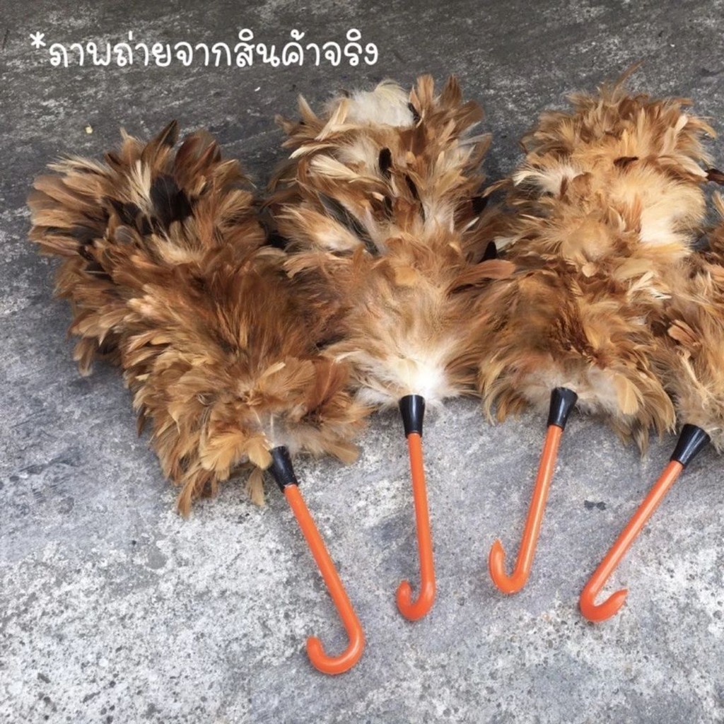 ไม้ปัดขนไก่อย่างดี ด้ามจับพลาสติก ขนแน่นฟู ไม่หลุดง่าย ไม้ปัดฝุ่น (พร้อมส่ง) มีขนาดเล็ก น้ำหนักเบา