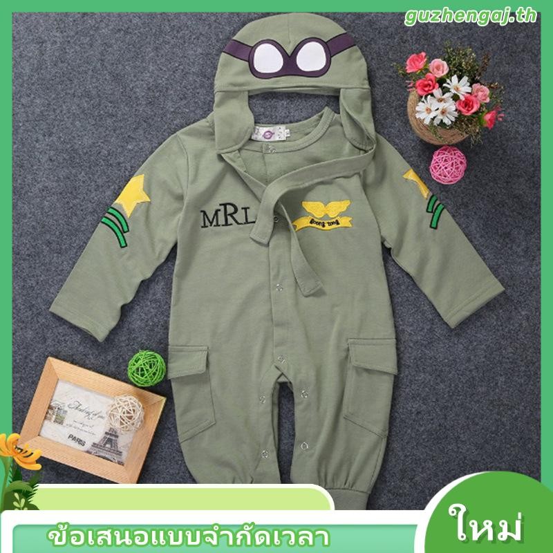 Ahb-christmas Pilot เครื่องแต่งกายคอสเพลย์เด็กชายเครื่องแต่งกาย 2 ชิ้น