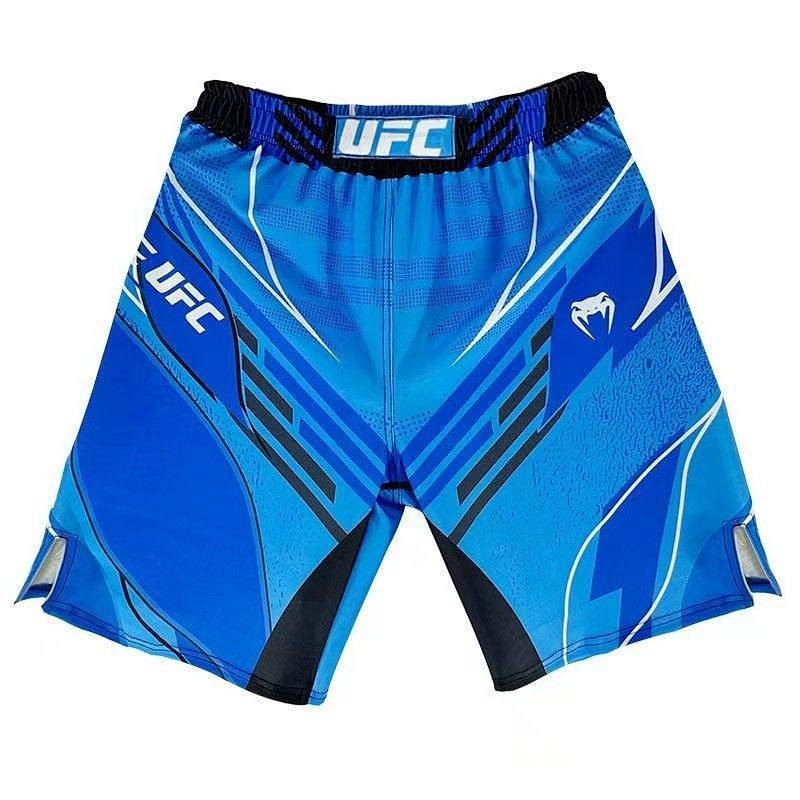 UFC Sports Muay Thai Shorts Fighting MMA Quick-Drying Fitness Boxing Training Combat Fifth Pants 9Q7