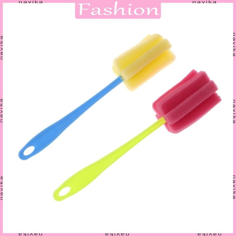 NAV Wineglass ฟองน้ําถ้วยแปรงขวดนมทําความสะอาดเครื่องมือทําความสะอาดห้องครัว