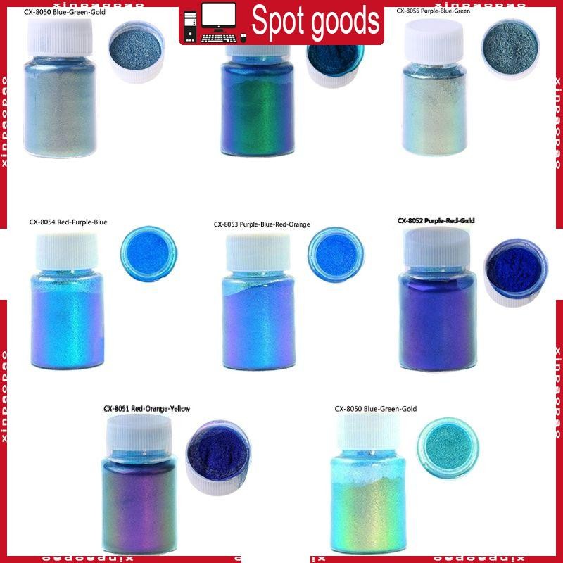 XI Pearlescent Pigment Color Shifting Mica Powder Pigment Powder สําหรับสบู่ทํา