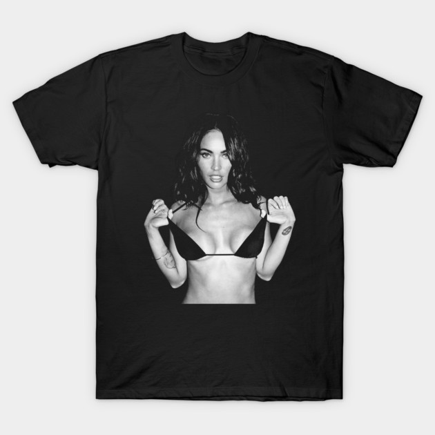เสื้อยืด Vintage Megan Fox 12.26 T-Shirt แท้ Cotton 100% แฟชั่น คอกลม สินค้ามาใหม่ หนาๆ สีพื้น