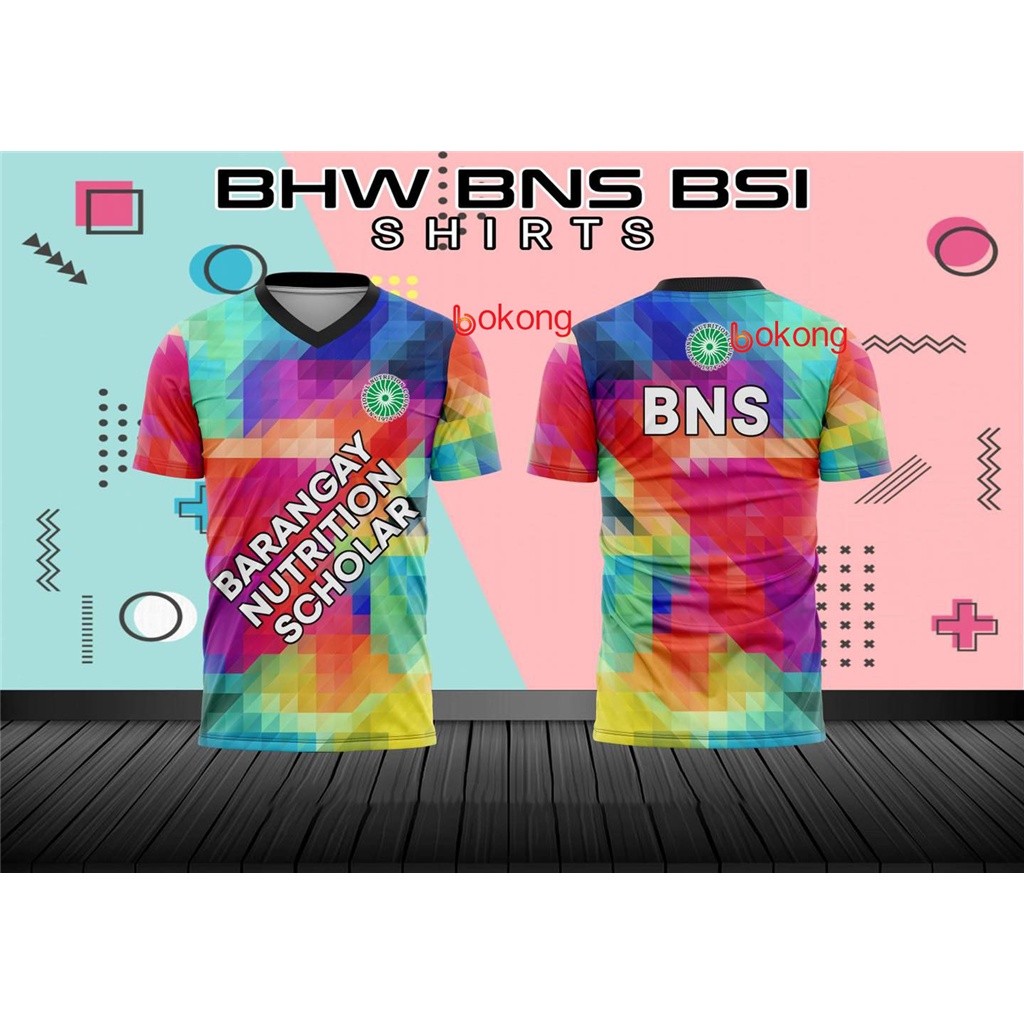 ใหม่ BHW BNS BSI เสื้อยืดสําหรับผู้หญิงและผู้ชาย Jersey Sublimation เสื้อยืด (CODE:BAR-76)
