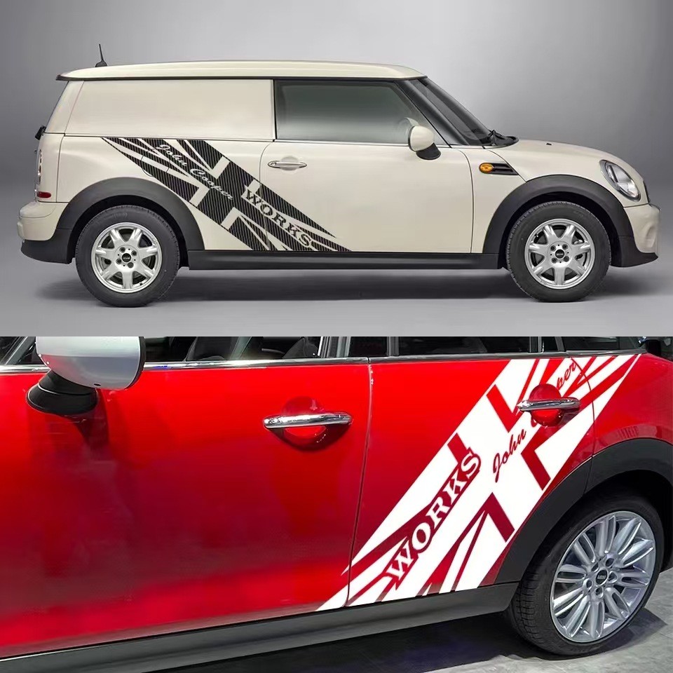 สติ๊กเกอร์แต่งรถ เหมาะสําหรับ Mini Cooper JCW R56 R50 F56 R53 R5560