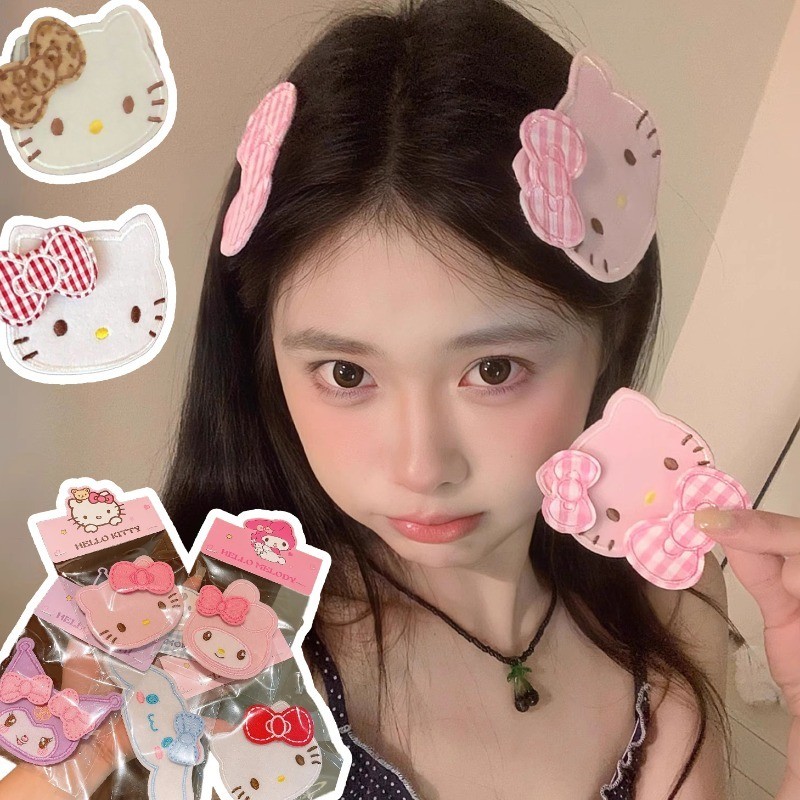 รูปแบบลูกแมวน่ารัก ตีนตุ๊กแก กิ๊บติดผมหน้าม้าผู้หญิงแต่งหน้าหน้าม้าสติกเกอร์ผมเหนียว