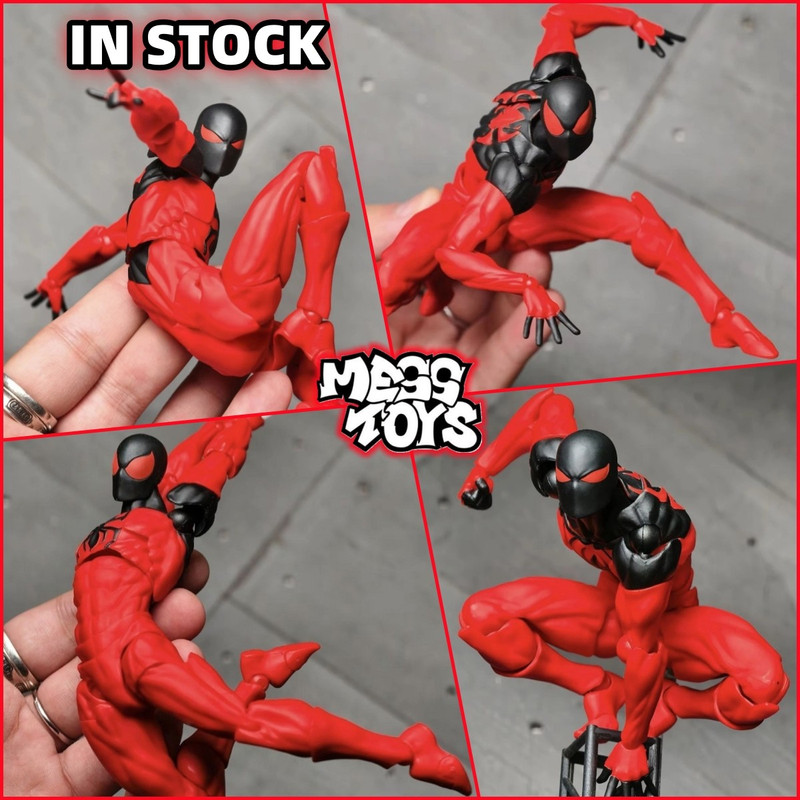 Messtoys Kaine Parker Spider-Man Red Action Figure CT Toys ใหม่ในกล่อง