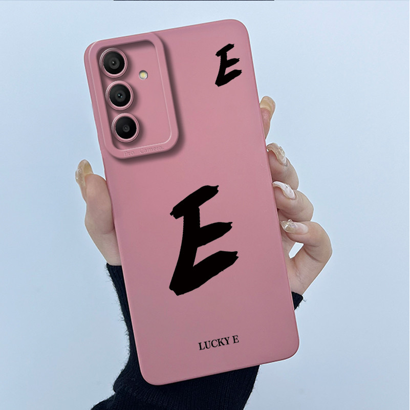 สําหรับ Samsung Galaxy A17 A07 ฝาครอบกรณี Lucky จดหมายเริ่มต้นซิลิโคนนุ่มกันชนโทรศัพท์สําหรับ SamsungA17 07 ปลอก - รูปที่ 7