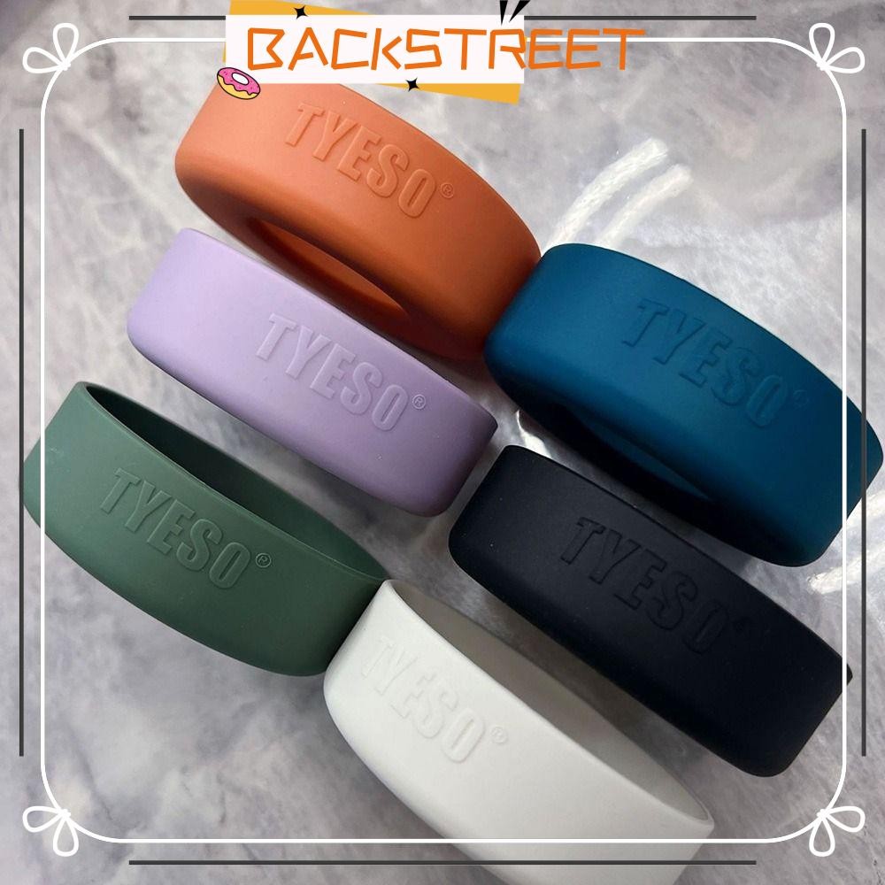 BACKSTAGE 1 ชิ้นถ้วย, ป้องกัน 71-77 มม. เส้นผ่านศูนย์กลางขวด, ซิลิโคน Anti Slip Universal ด้านล่างสําหรับ Tyeso ขวด