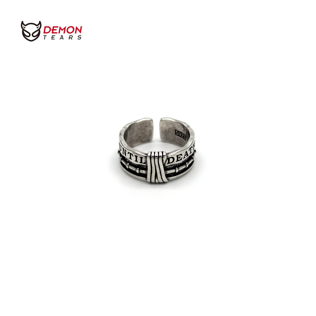 แหวนผู้ชาย แหวน DEMON TEARS เงินแหวนขยาย