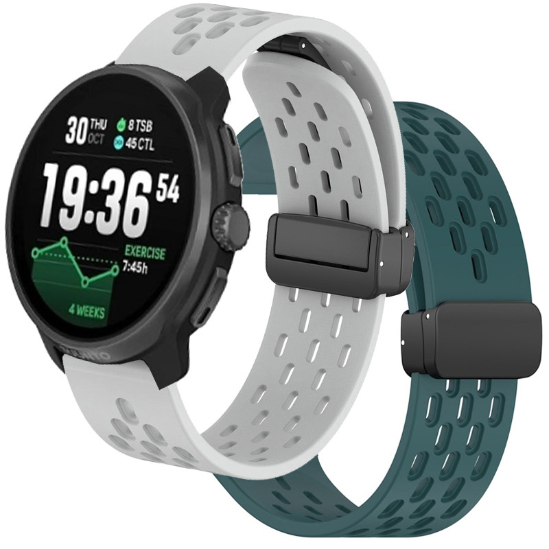 Suunto Race 2 S สายซิลิโคนสายรัดข้อมือสําหรับ Suunto Race2 S สมาร์ทนาฬิกาป้องกันหน้าจอฟิล์ม Quick Re
