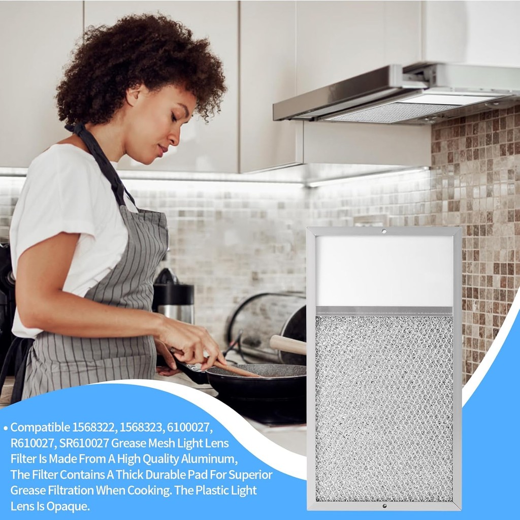 ตัวกรองช่วงฮูดพร้อมการเปลี่ยนเลนส์แสงสําหรับ Broan R610027 ส.ร610027 1568322 1568323 PM25WW PM25BL A