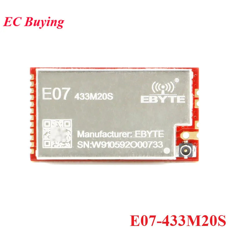 CC1101 433MHz 100mW RF โมดูลไร้สาย 20dBm ทางไกล E07-433M20S PA Transceiver 433 MHz เครื่องส่งสัญญาณแ