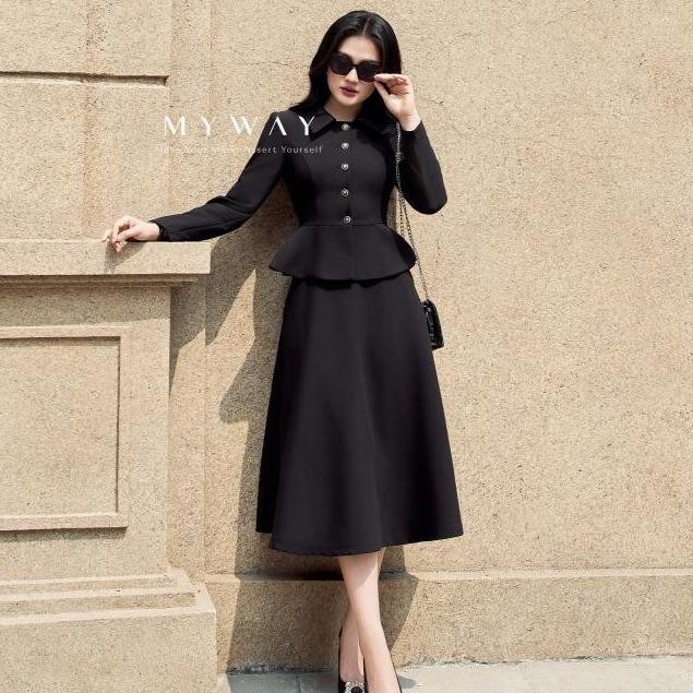 เสื้อกั๊กคอปกเยอรมัน Peplum - MY WAY กระโปรงบานผู้หญิงคุณภาพสูง 3MVB0958 - 3MCXB260 ผู้หญิง