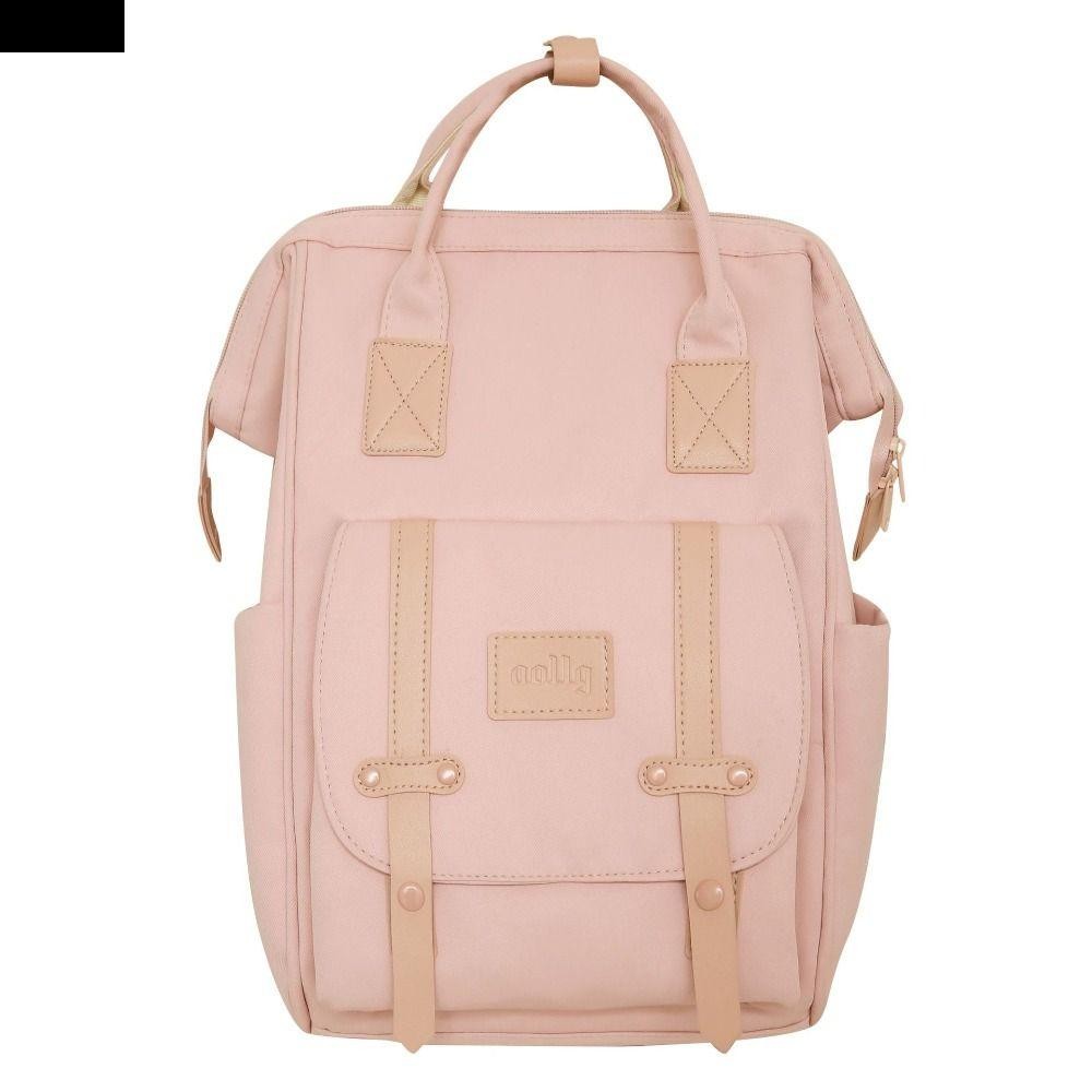 THOU กระเป๋านักเรียน เป้สะพายหลังไนลอนกันน้ำ ดีไซน์ทึบ ความจุมากสำหรับหนังสือ