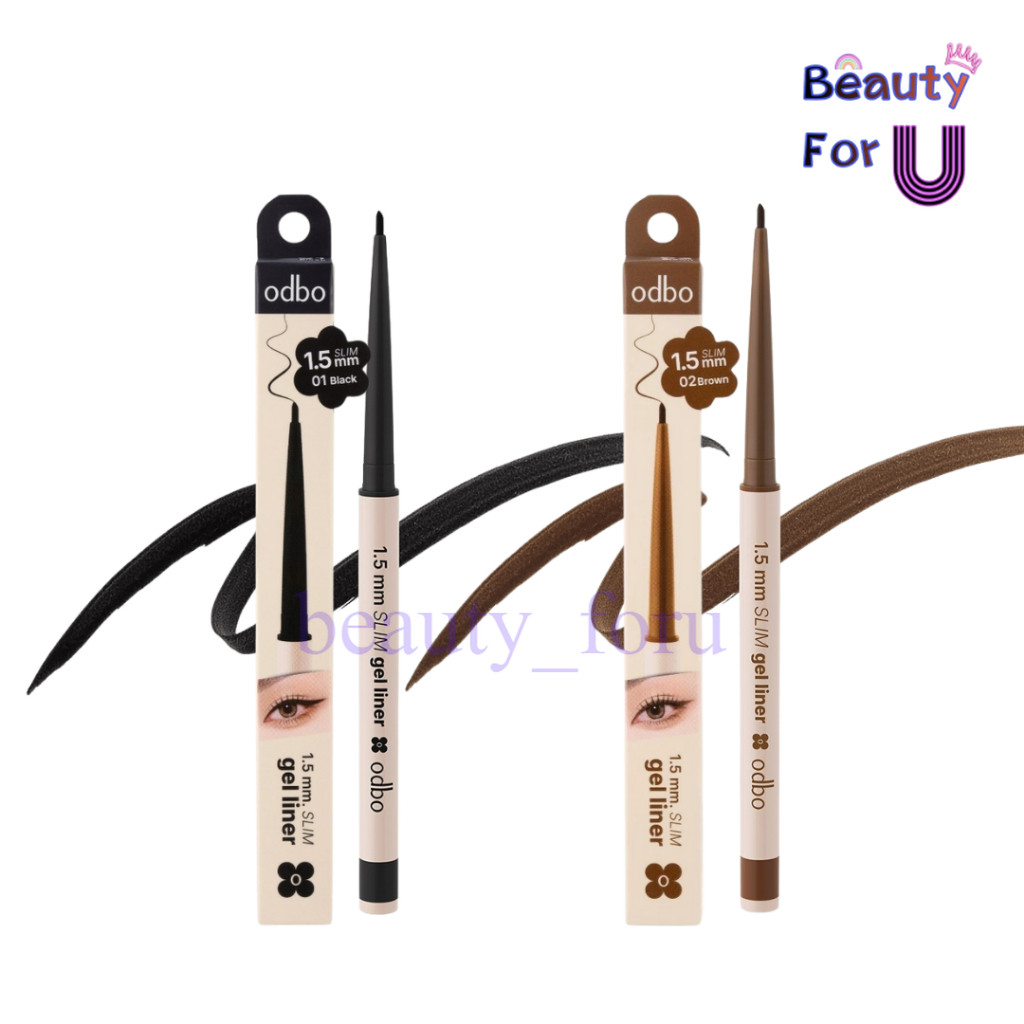 Odbo 1.5 mm. Slim Gel Liner od3021 โอดีบบีโอ สลิม เจล ไลเนอร์ ขนาด 0.7กรัม.