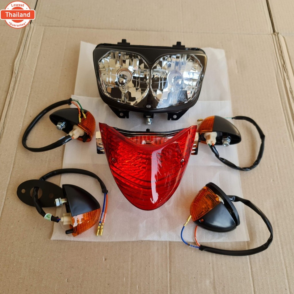 ชุดไฟหน้า ไฟท้าย Ls 125 ใหม่ ตาเพชร ไฟเลี้ยวหน้า ไฟเลี้ยวหลัง Ls 125 ตัวใหม่