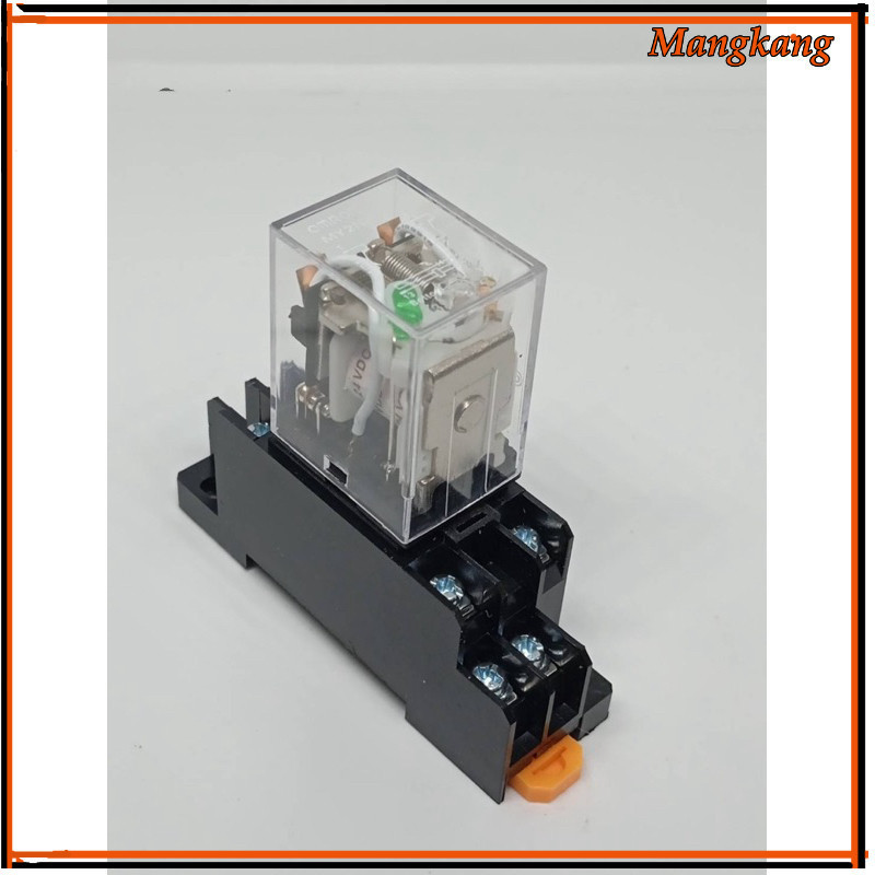 ของใหม่! รีเลย์ ซ๊อคเก็ต RELAY my2 my2n  my4n my2n+socket my4n+socket DC12v DC24v AC220v
