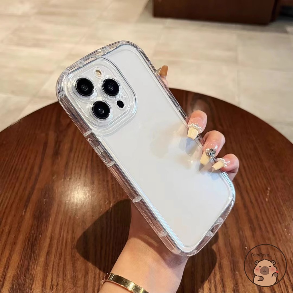สําหรับ iQOO 13 12 9 SE 7 Z10 Z10X Z9 Z9X Turbo Pro Z8 Z8X Z7 Z7i Z6 Lite Z5 Z5X Z3 เคสโทรศัพท์ Thicken ถุงลมนิรภัย Anti Fall กันกระแทกน่ารักรอบปลอกนุ่มกรณี
