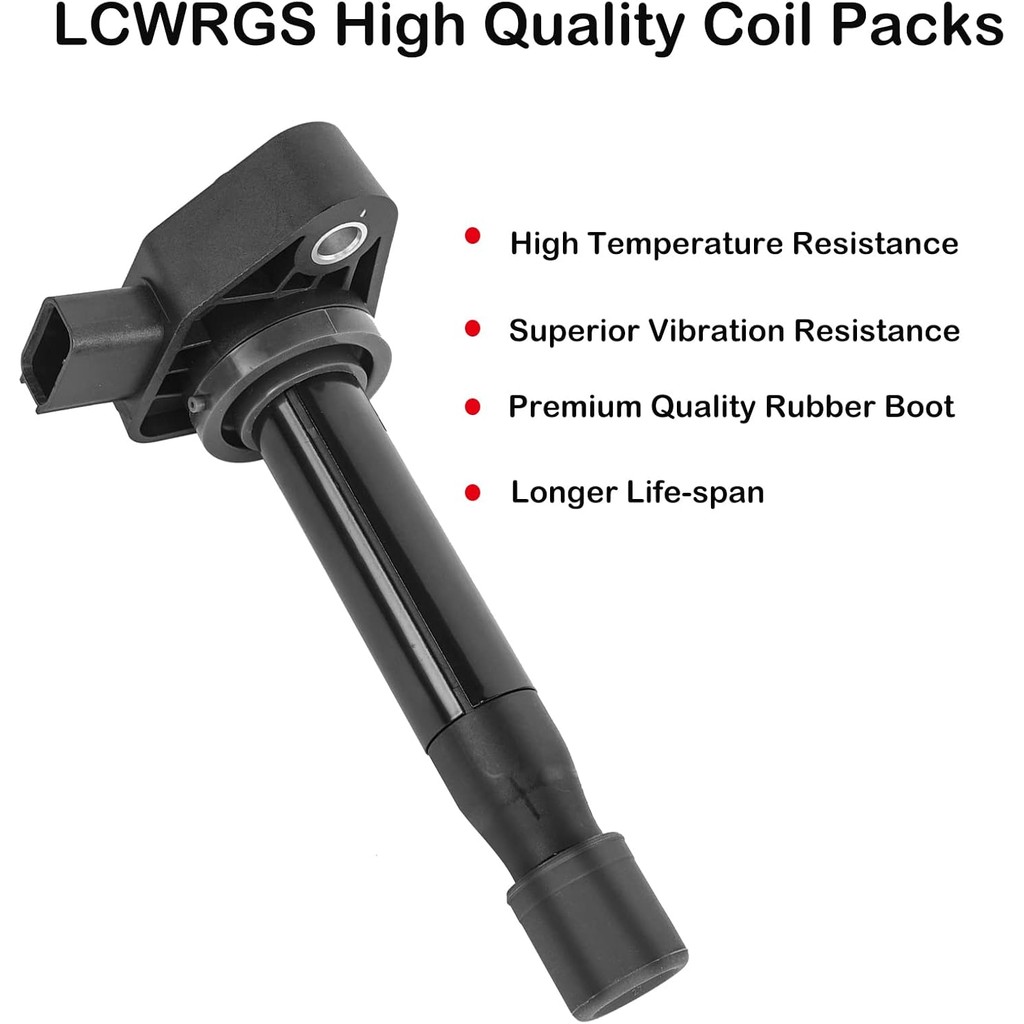 ชุด 6 คอยล์จุดระเบิดเหมาะสําหรับ 3.2 3.5 3.0 V6 2000 2001 2002 2003 2004 2005 2006 2007 2008 Honda O