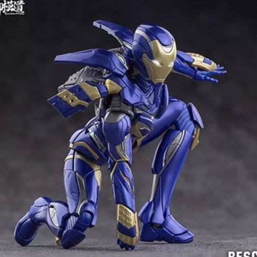 [สต๊อกพร้อมจัดส่งที่รวดเร็ว] Yumo Dao ประกอบโมเดลเคลื่อนย้ายได้ Iron Man MK49 Little Pepper Rescue A
