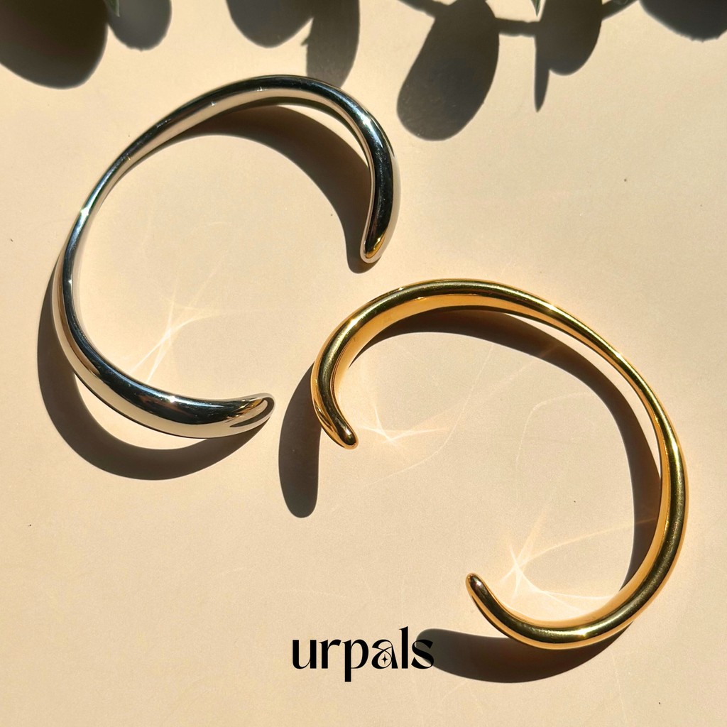 URPALS กำไลข้อมือ Stainless ชุบทอง18K ใส่อาบน้ำ ออกกำลังกายได้